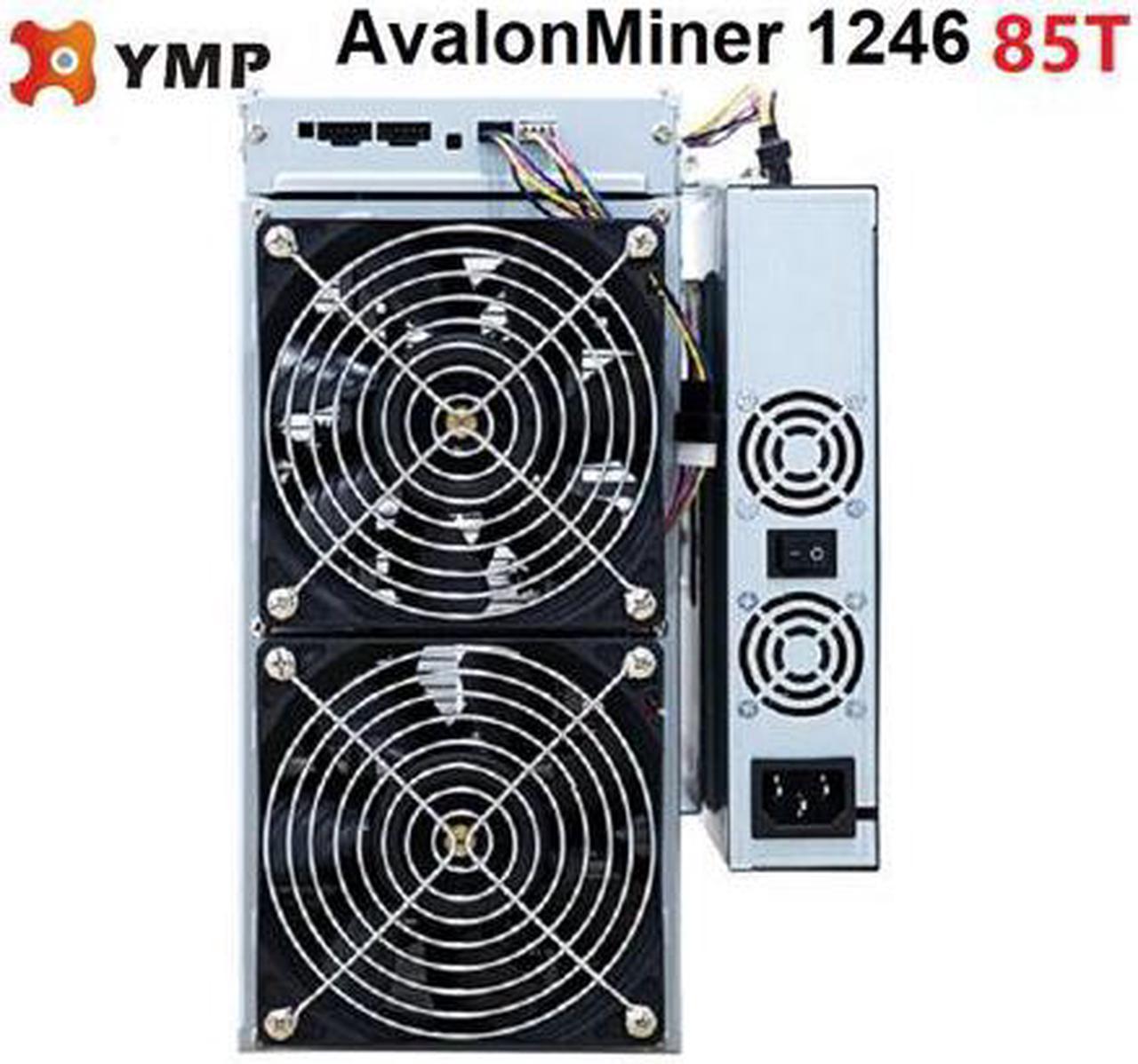 New Arrived Avalon Miner 1246 85TH/s Bitcoin Miner Asic Miner Crypto SHA-256 Mining Machine With Original Power Supply Ready To Ship