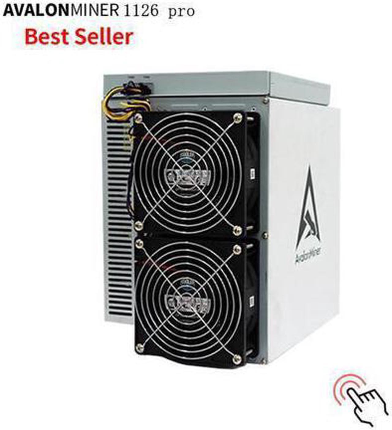 BTC Miner Avalon 1126 PRO 60Th/s 57J Bitcoin Crypto Mining Machine Avalonminer 1126 PRO High Performance ASIC BTC BCH Miner with power supply better than 1066