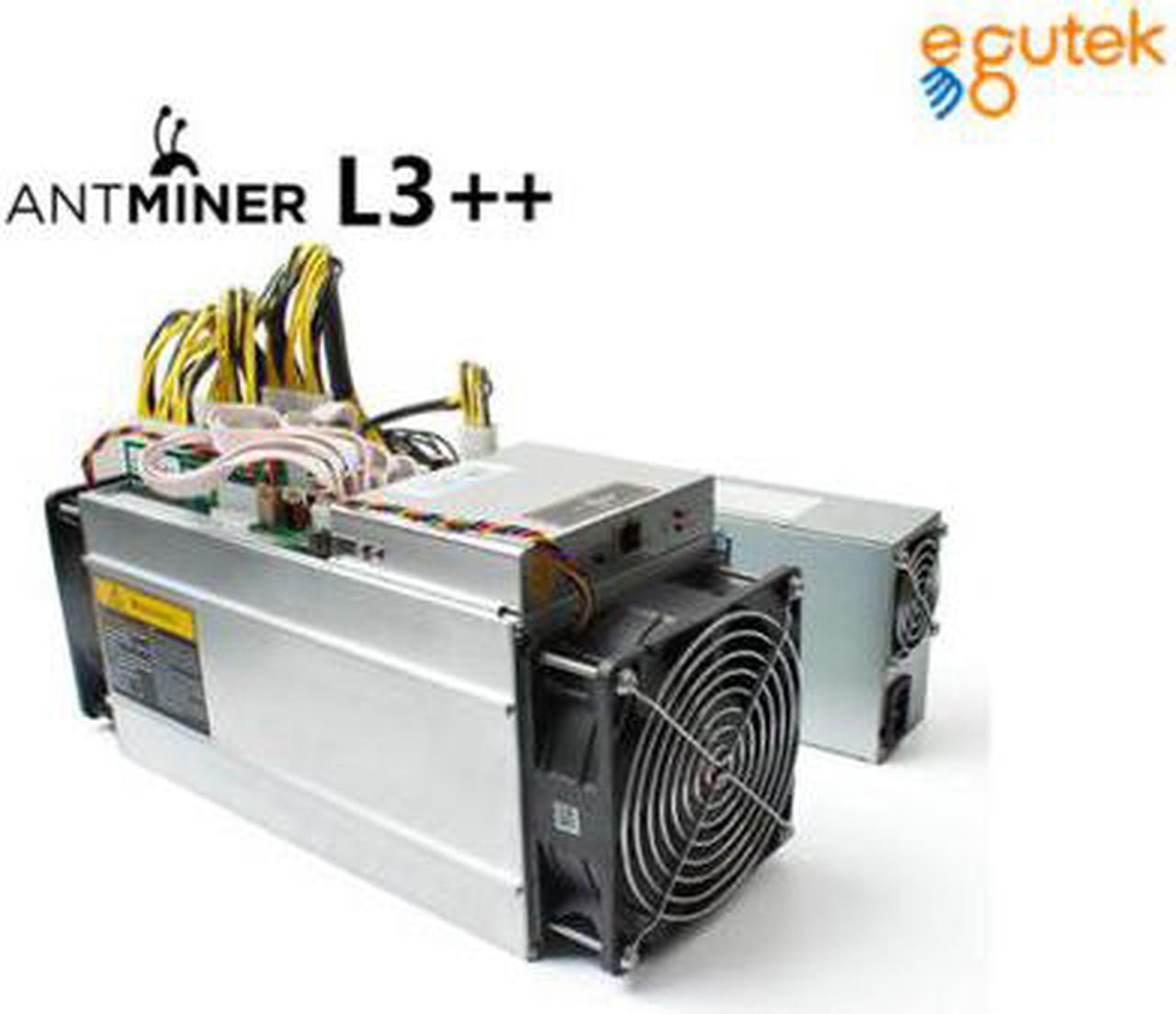 ANTMINER L3++( With power supply )Scrypt Litecoin Miner LTC Mining Machine Better Than ANTMINER L3 L3+ S9 S9i