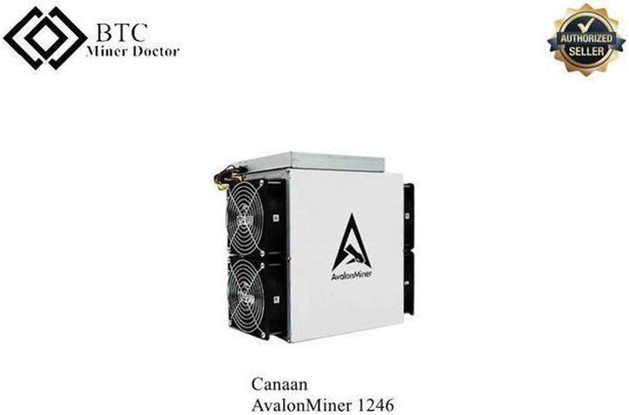 Original Avalon 1246 83Th/s Bitcoin Miner Asic Miner 3420W Crypto Mining Machine All in One PC From Canaan