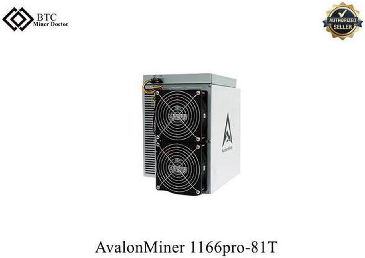 81Th/s AvalonMiner 1166pro,High Hash BTC Canaan Mining SHA-256 PK Avalon Miner 1246Pro 81T