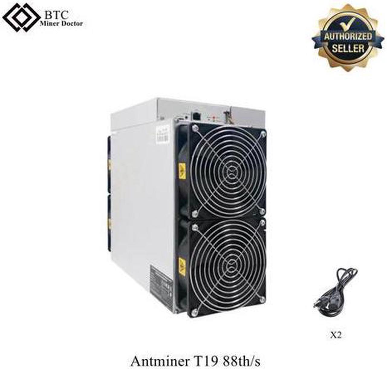 Antminer T19 88t 3150W Bitcoin Miner with Great Profits High Efficiency Bitmain Original