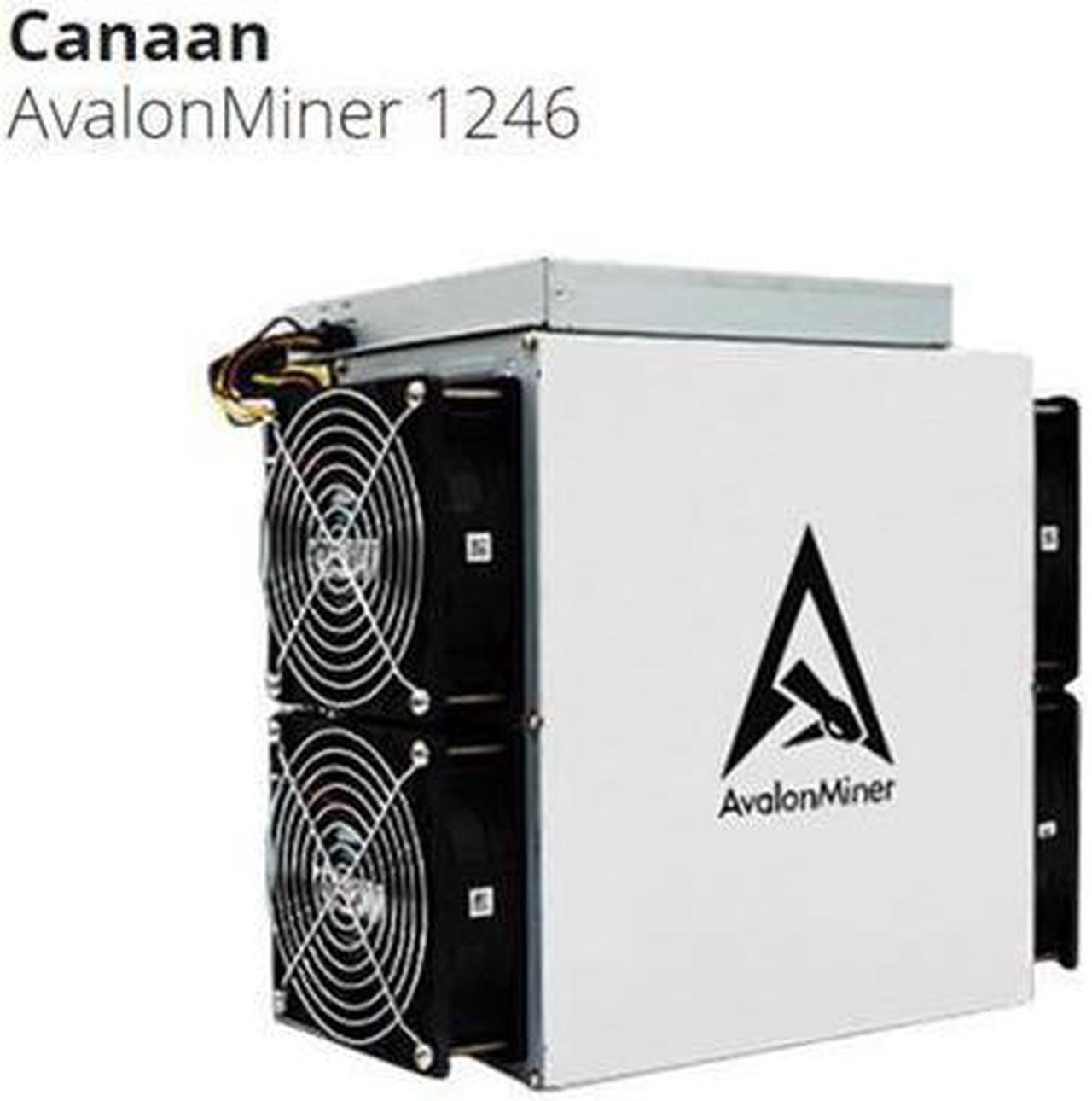 AvalonMiner 1246 83TH/s Bitcoin Miner Asic Miner Crypto SHA-256 BTC Mining Machine BCH With Original Power Supply 3420W