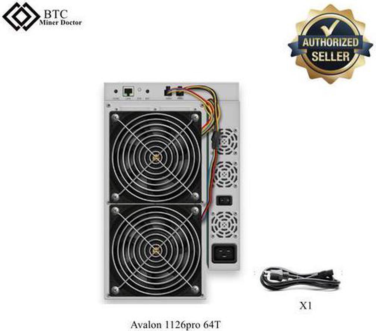 AvalonMiner 1126 PRO 64T Bitcoin Crypto Mining Machine Avalonminer 1126 Pro Canaan Original