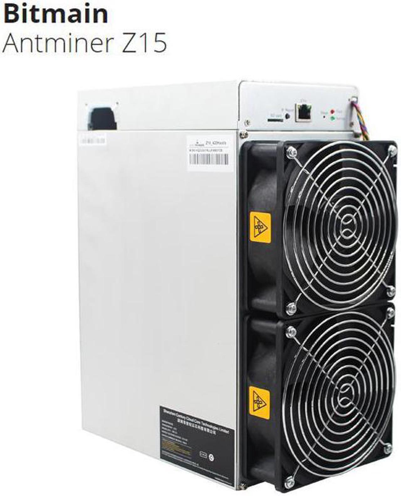 Newest Bitmain Antminer Z15 420ksol/s Zcash Asic Best Most Profitable Miner Antiminer Blockchain with PSU Equihash algorithm