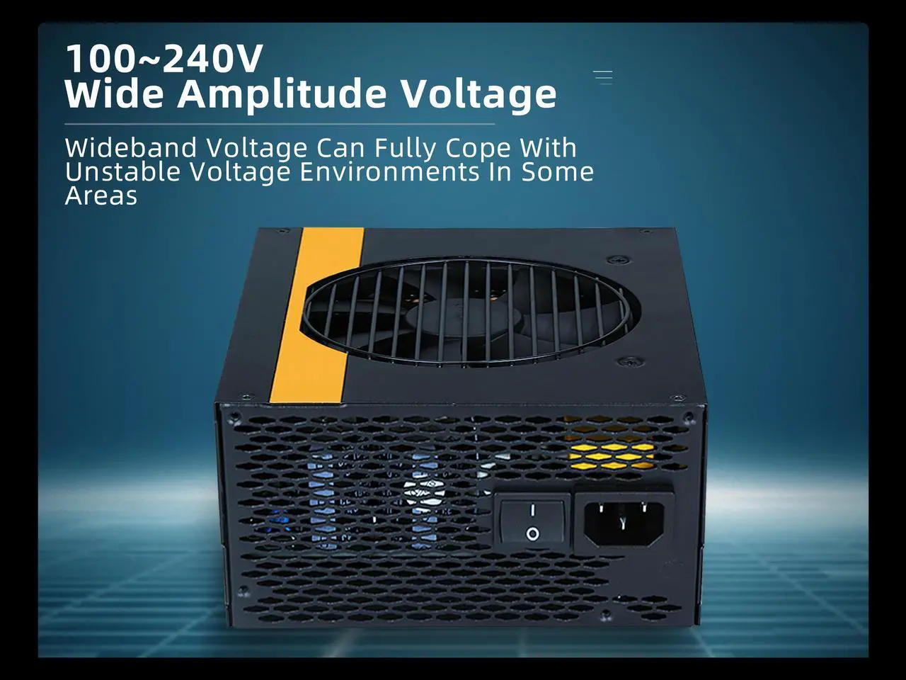 Alt view image 5 of 7 - SAMA 80Plus Gold 750W Power Supply Full Voltage Full Modular 12VHPWR  FDB Fan PFC PSU ATX Gaming Power Supply Supports up to 4070TI Graphics Cards Black 10 Year Warranty