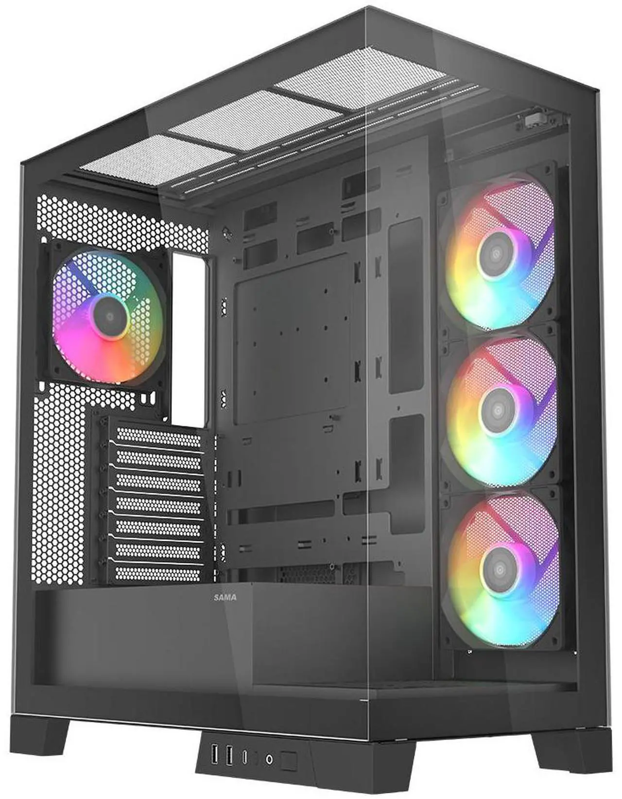 SAMA V50 Black Mid Tower PC Case