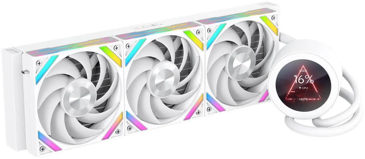 SAMA Q70 White Liquid Cooler CPU