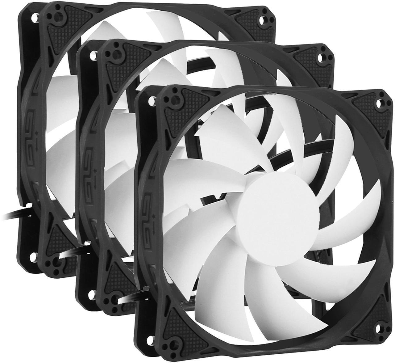 Main image of SAMA SF100 3 in1 Case Fans 120mm 12V 3Pin High Airflow Lower Noise Fan Set With Fan Hub