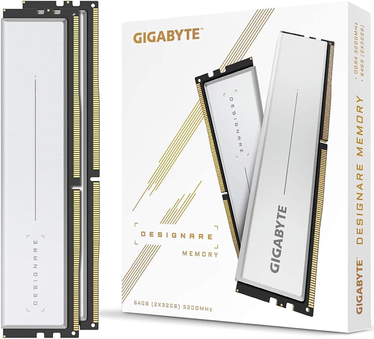 Gigabyte DESIGNARE Memory 64GB (2x32GB) 3200MHz- GP-DSG64G32