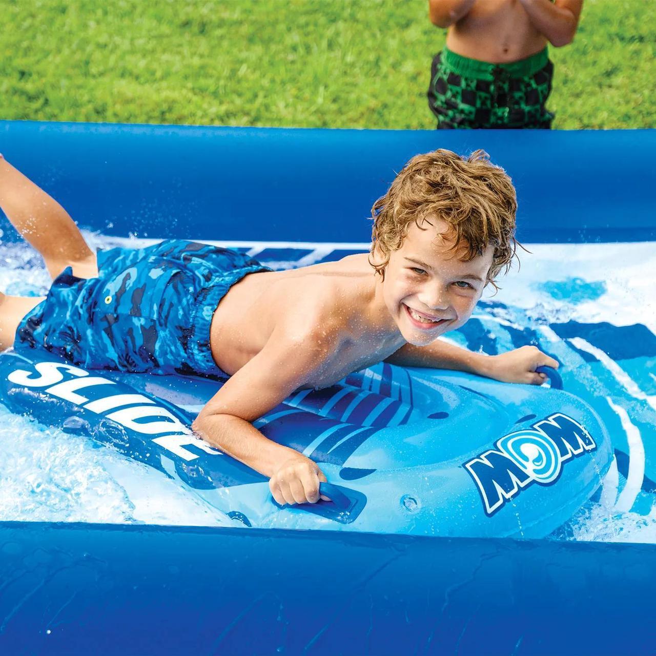 Alt view image 6 of 7 - WOW Sports Super Slide with Sprinklers, Blue