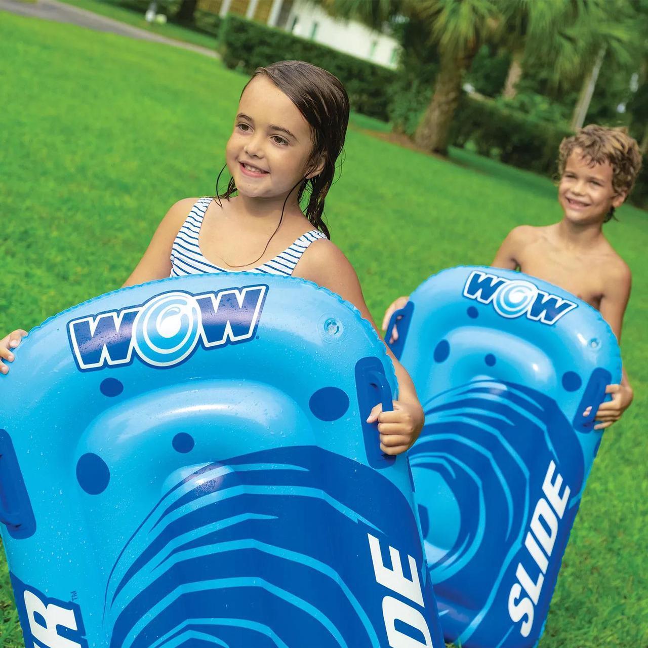 Alt view image 5 of 7 - WOW Sports Super Slide with Sprinklers, Blue