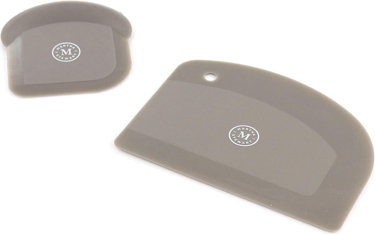 Main image of Martha Stewart Flexible Polymer Scraper Set in Gray