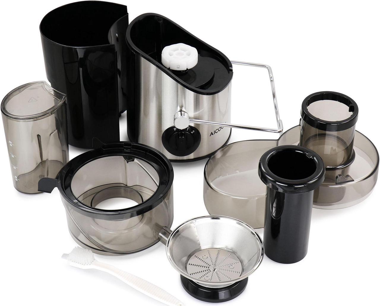 Alt view image 7 of 9 - AICOOK Centrifugal Self Cleaning Juicer and Juice Extractor in Silver