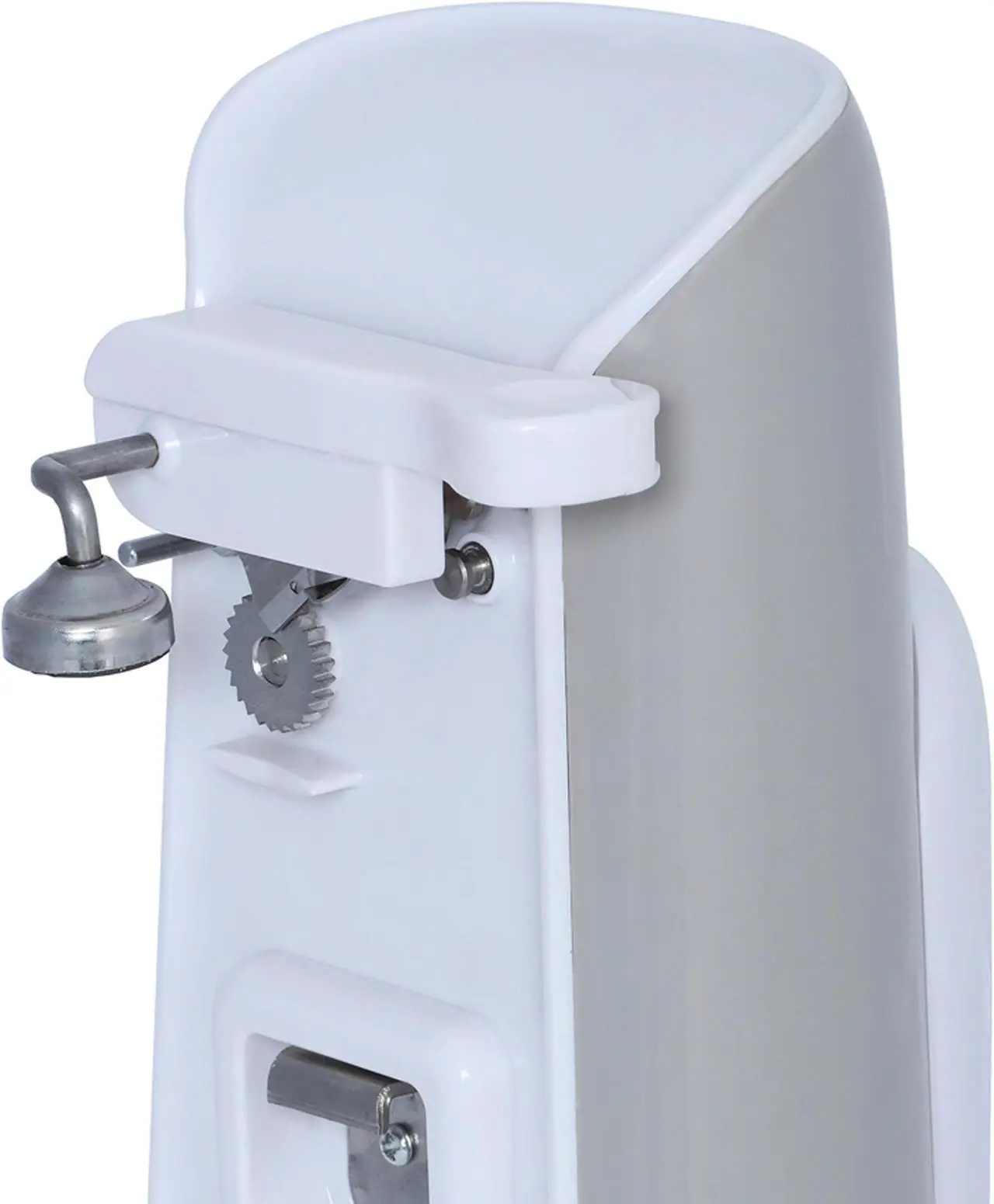 Alt view image 5 of 11 - Brentwood(R) Appliances J-30W Tall Electric Can Opener with Knife Sharpener & Bottle Opener