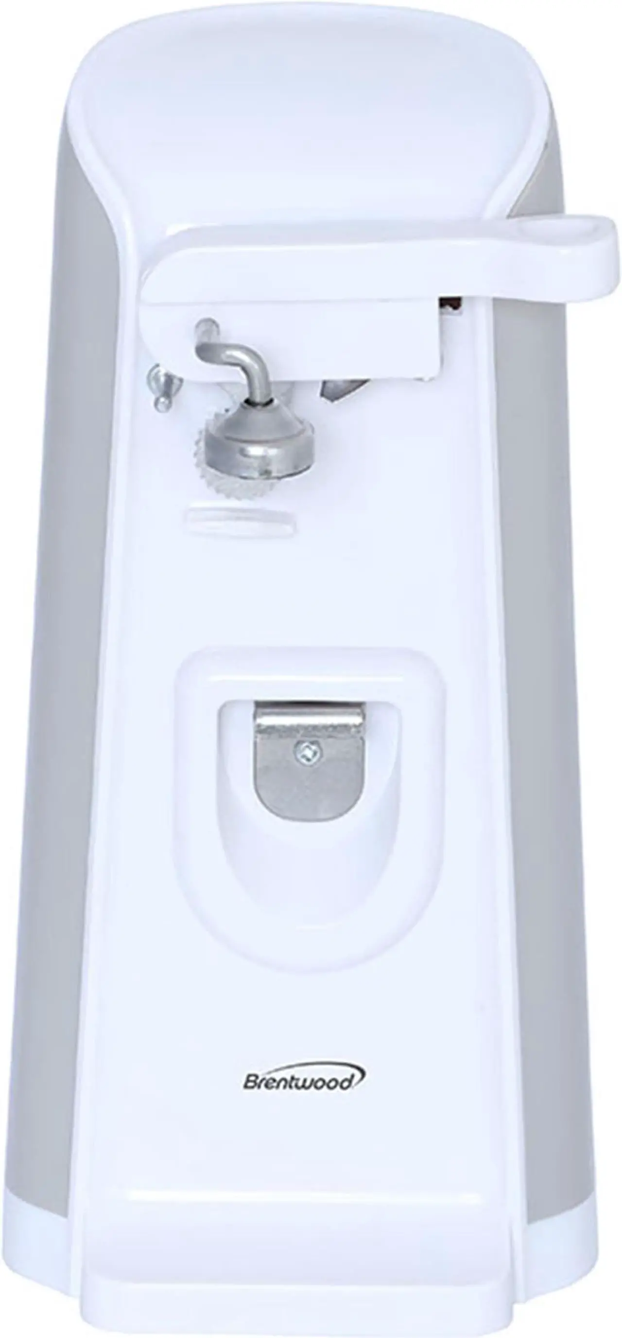 Alt view image 8 of 11 - Brentwood(R) Appliances J-30W Tall Electric Can Opener with Knife Sharpener & Bottle Opener