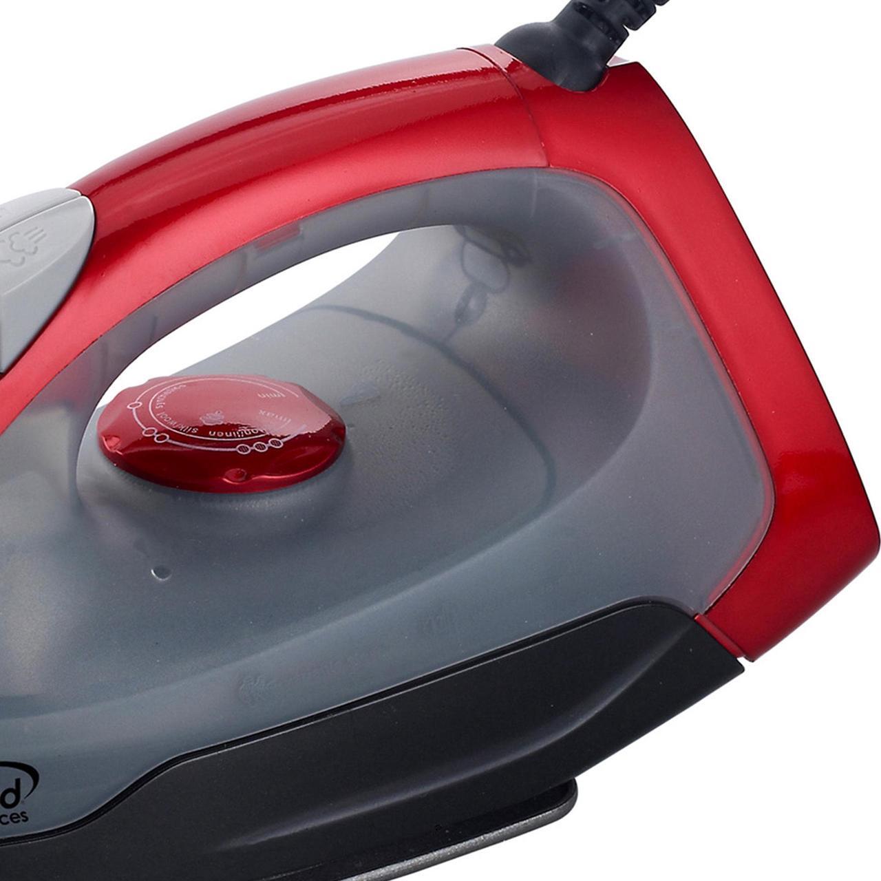Alt view image 4 of 5 - Brentwood MPI-54 Non-Stick Steam Iron - Red