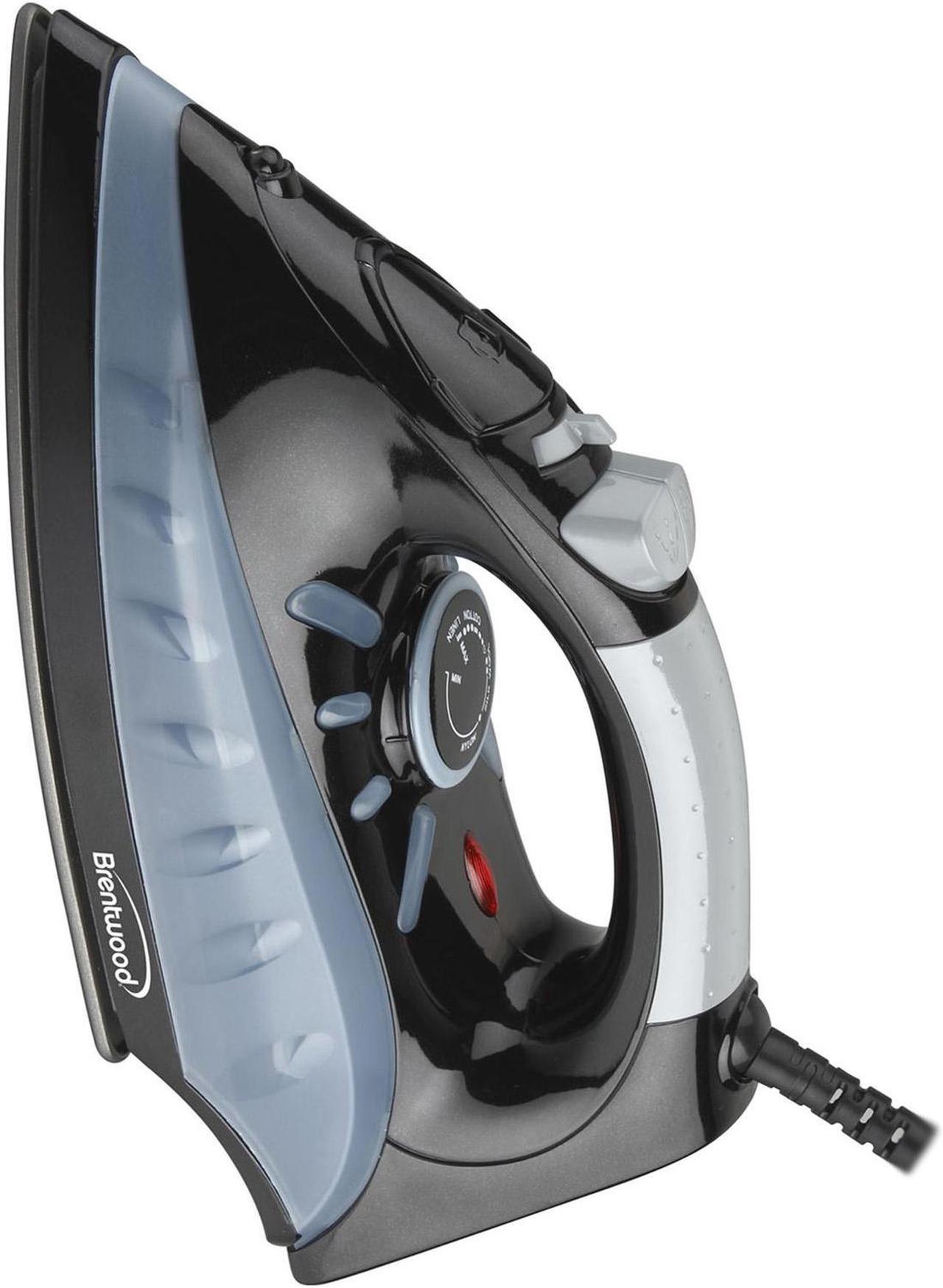 Alt view image 7 of 17 - Brentwood Non-Stick Steam Iron, Black MPI-62