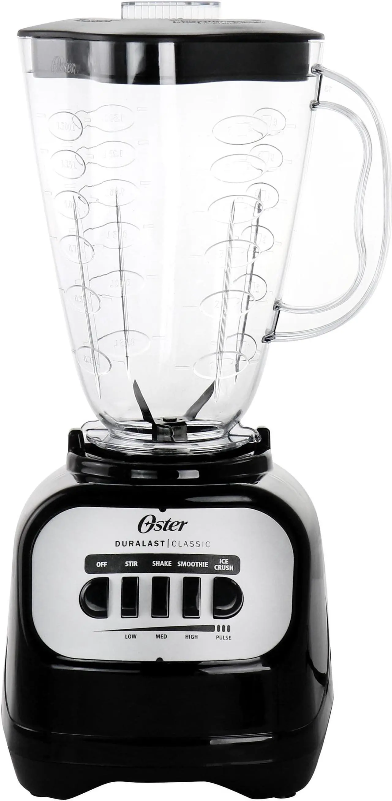 Alt view image 2 of 8 - oster classic series 5-speed blender - black blstcp-b00