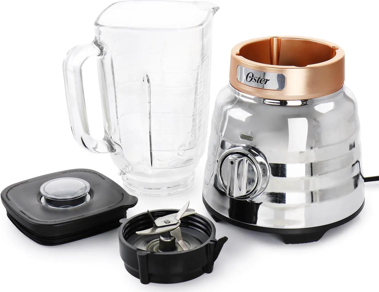 Alt view image 3 of 8 - Oster Beehive Performance 1.75 Liter Blender in Silver and Copper