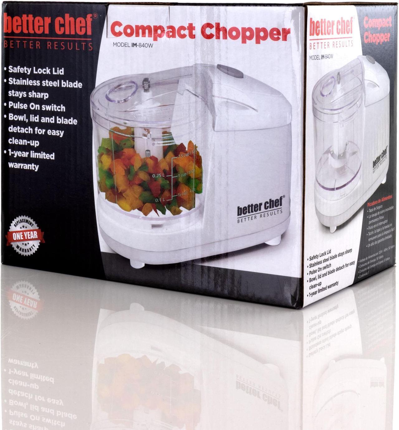 Alt view image 3 of 7 - Better Chef 12 Ounce Compact Chopper in White