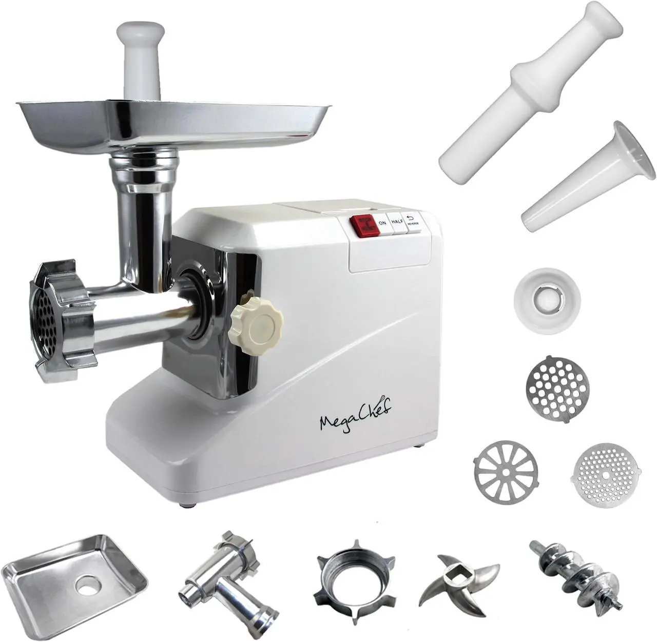 Alt view image 6 of 6 - MegaChef MG-750 1800W High Quality Automatic Meat Grinder for Household Use