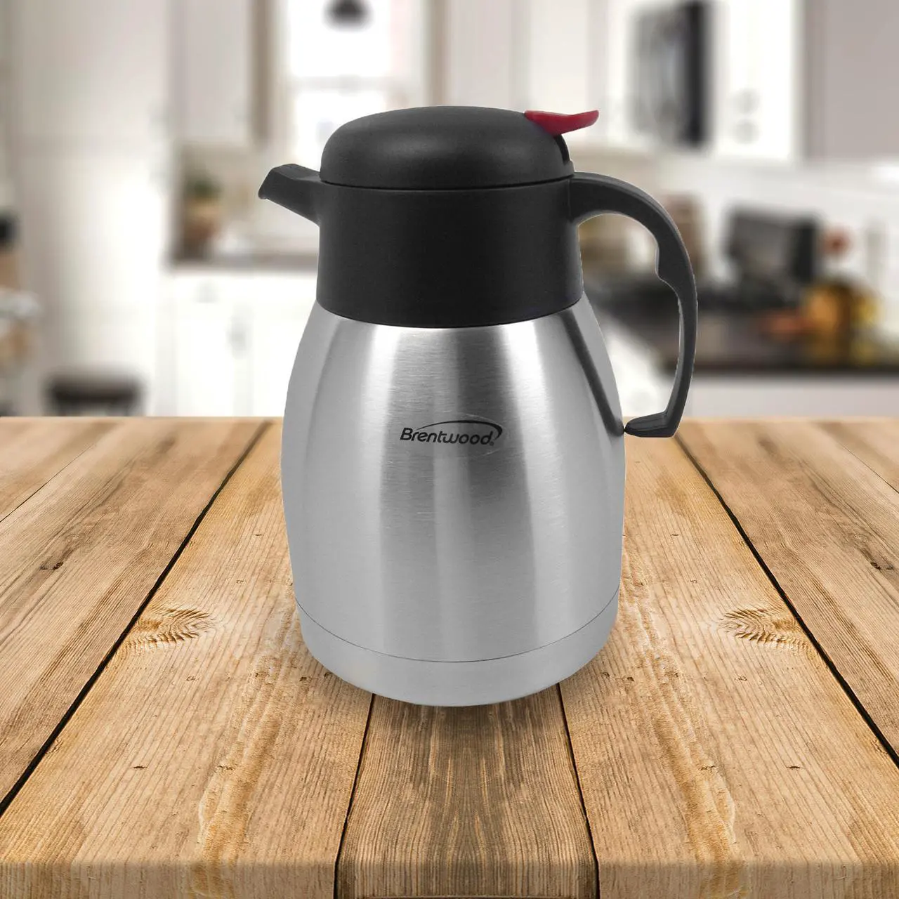 Alt view image 6 of 8 - Brentwood CTS-1200 Stainless Steel 1.2 Liter Vacuum Coffee Pot