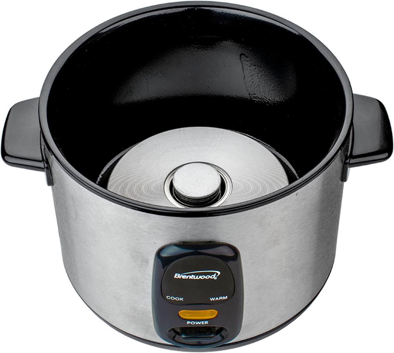 Alt view image 6 of 11 - Brentwood Appliances TS-20 10-Cup Uncooked/20-Cup Cooked Rice Cooker, Stainless Steel