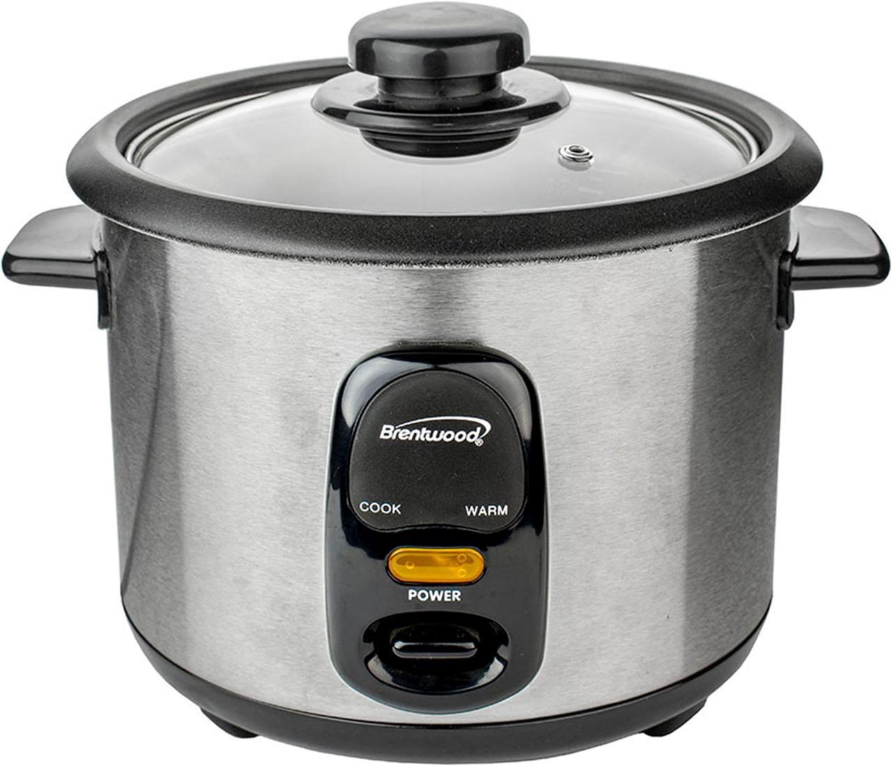 Alt view image 7 of 11 - Brentwood Appliances TS-20 10-Cup Uncooked/20-Cup Cooked Rice Cooker, Stainless Steel