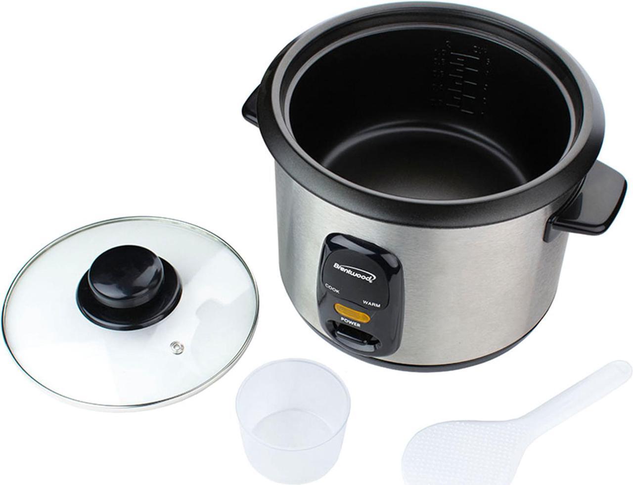 Alt view image 10 of 11 - Brentwood Appliances TS-20 10-Cup Uncooked/20-Cup Cooked Rice Cooker, Stainless Steel