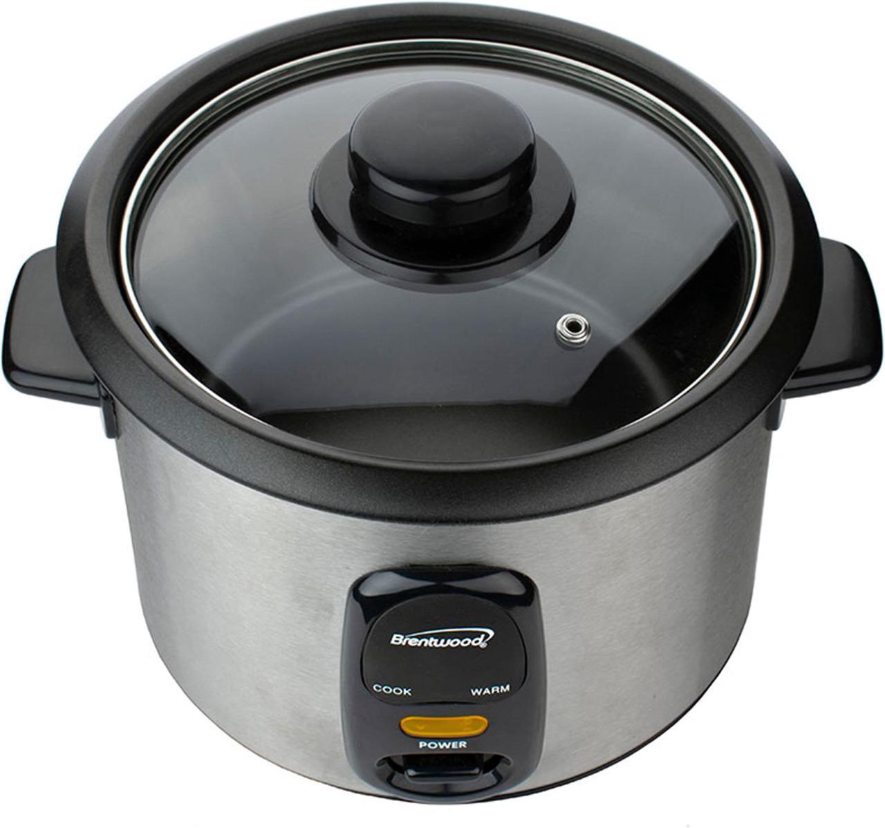 Alt view image 9 of 11 - Brentwood Appliances TS-20 10-Cup Uncooked/20-Cup Cooked Rice Cooker, Stainless Steel