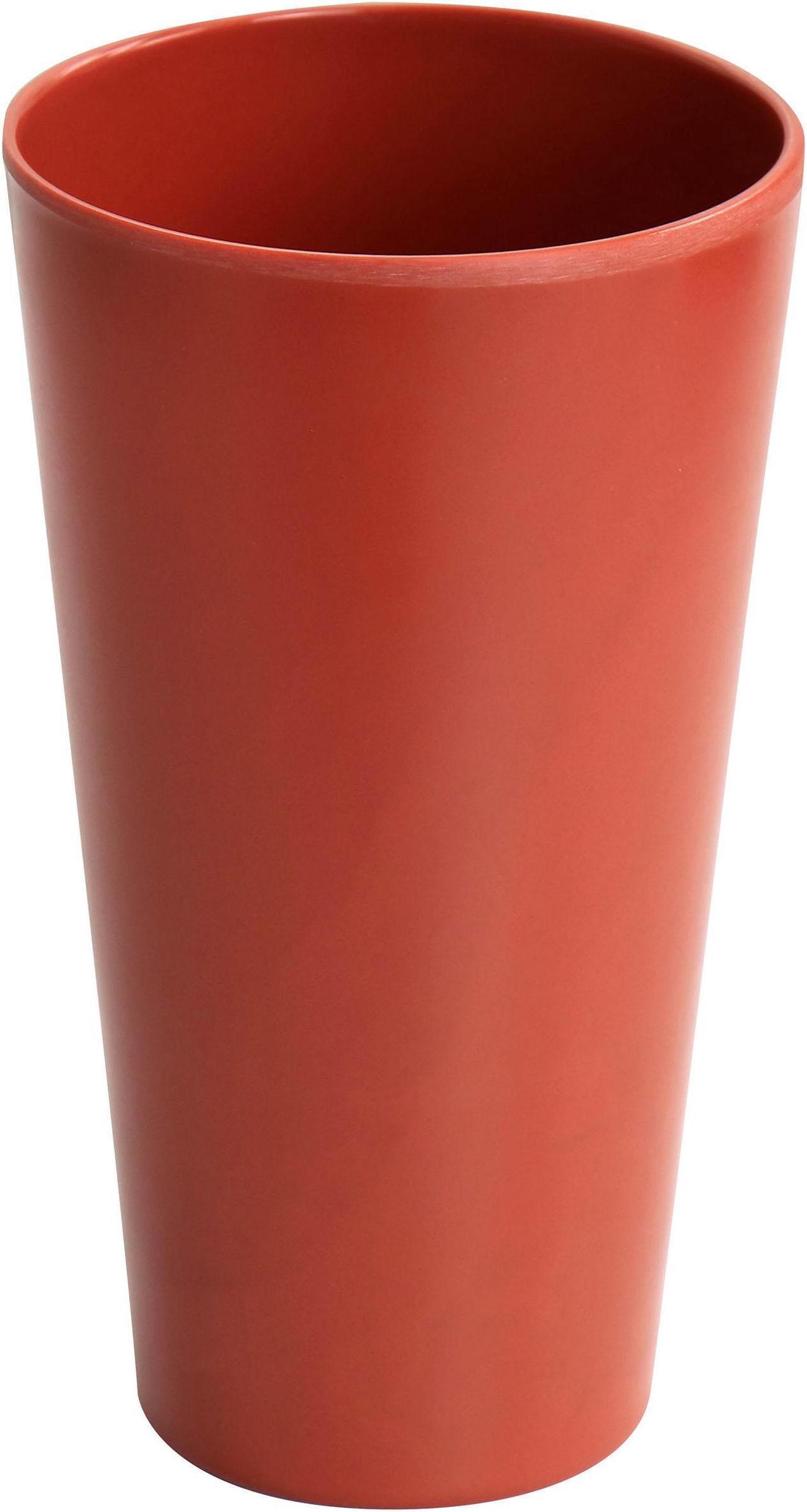 Alt view image 6 of 7 - Gibson Home Grayson Melamine 12 Piece Square Dinnerware Set in Orange