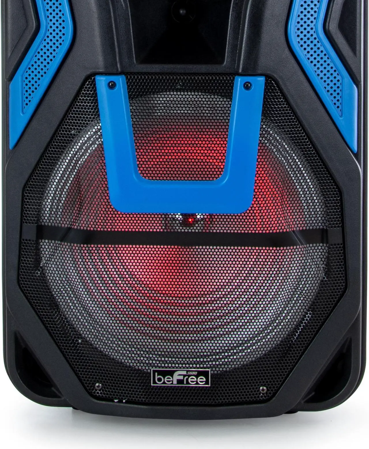 Alt view image 10 of 12 - beFree Sound BFS-5700 15" Rechargeable Bluetooth Portable Party PA Speaker System With SD/FM/USB Inputs