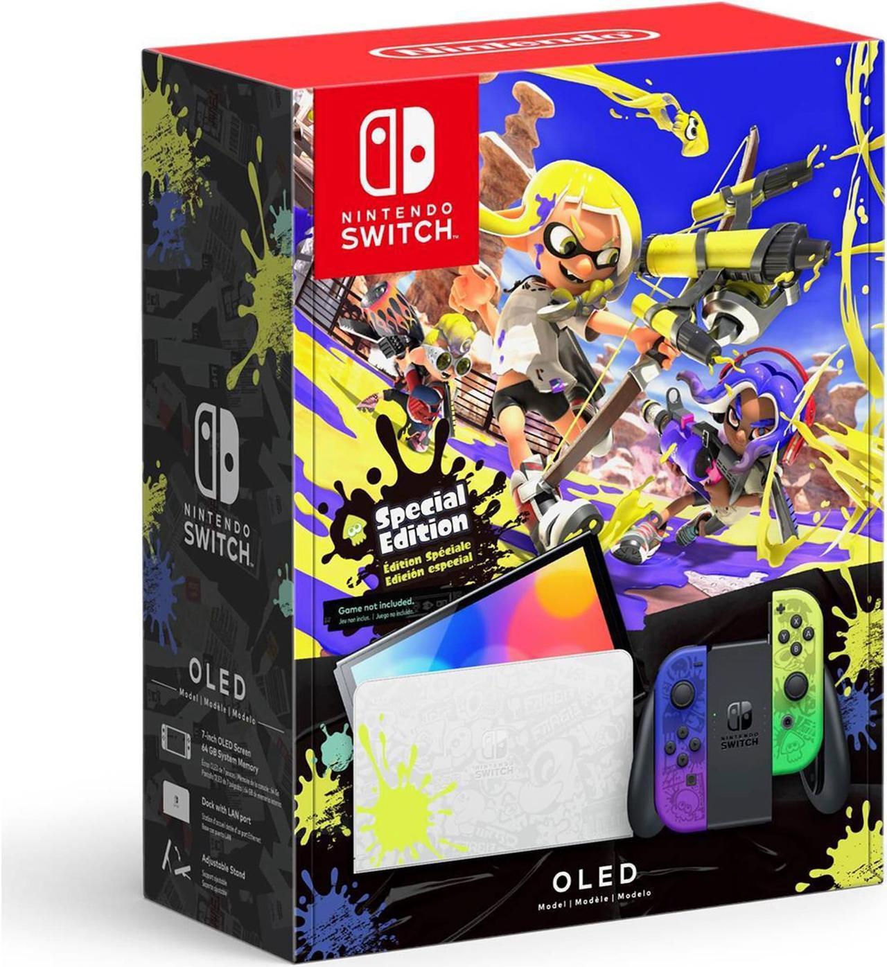Alt view image 7 of 14 - Nintendo Switch  OLED Model Splatoon 3 Special Edition