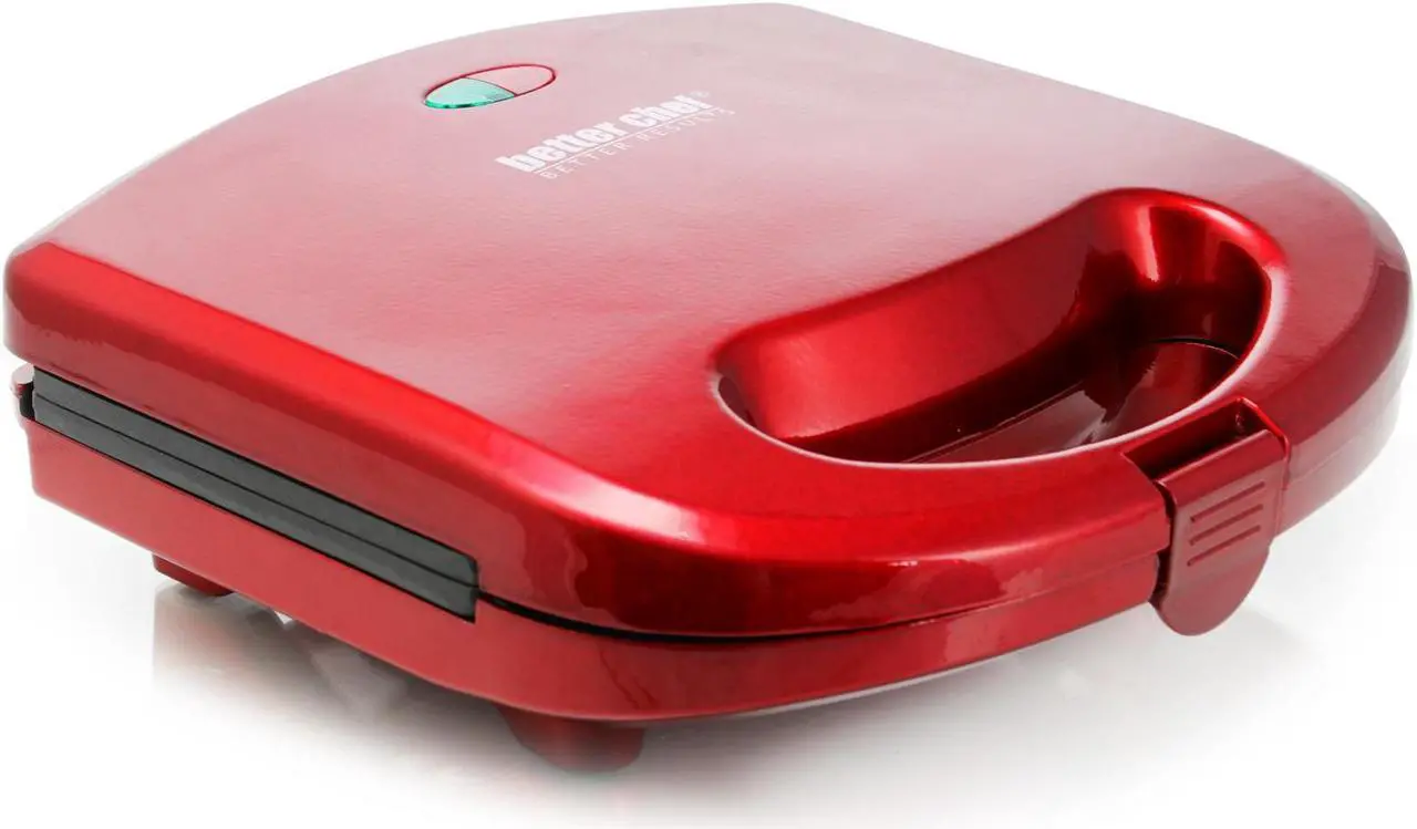 Alt view image 2 of 6 - Better Chef IM-287R Sandwich Grill, Red