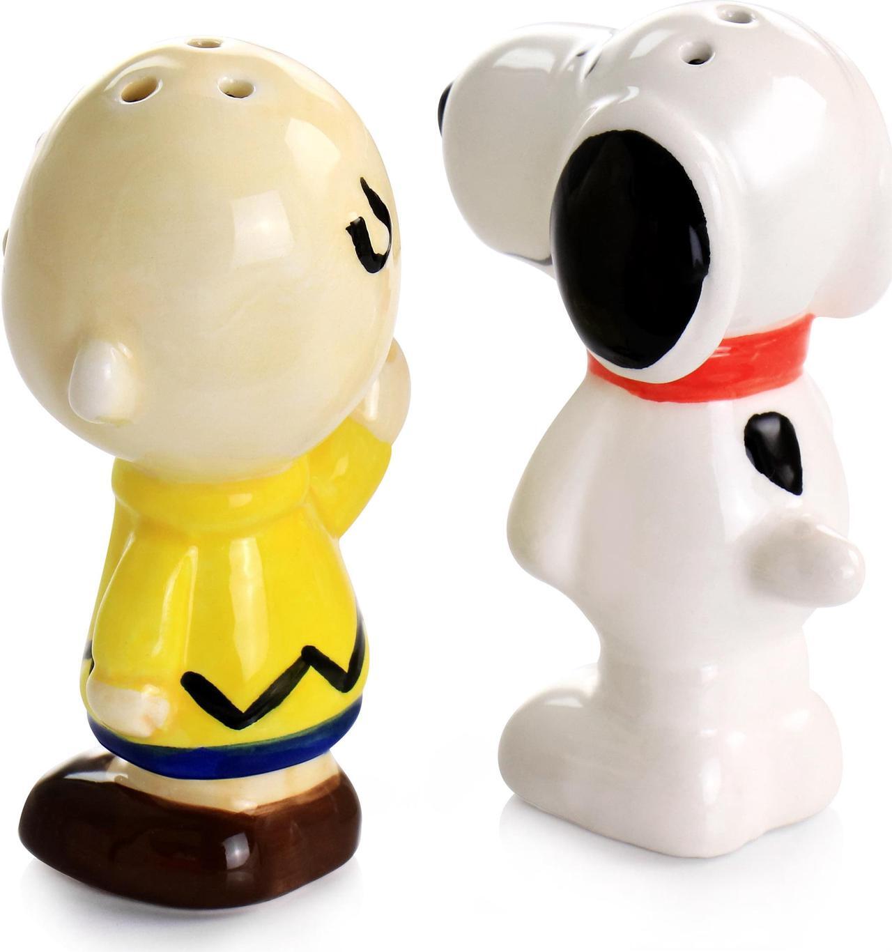 Alt view image 3 of 6 - Peanuts Classical Pals Charlie Brown and Snoopy Figurine Salt and Pepper Shaker Set