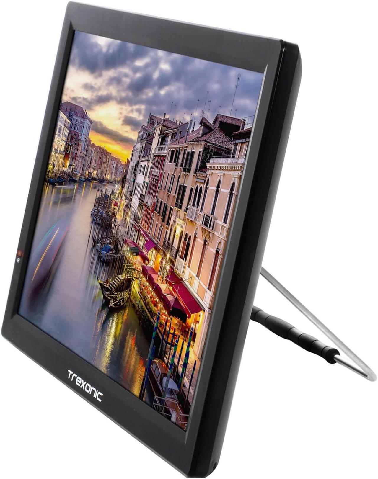 Alt view image 2 of 7 - Trexonic Portable Rechargeable 14 Inch LED TV with HDMI, SD/MMC, USB, VGA, AV In/Out and Built-in Digital Tuner
