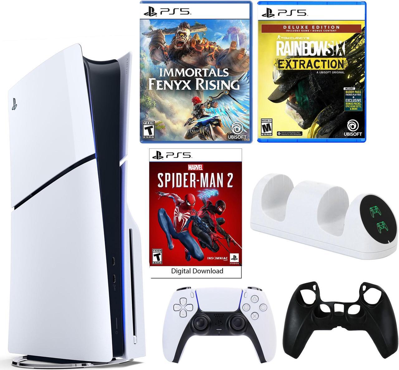 Main image of PS5 Spider Man 2 Console with 2 Games and Accessories - OEM