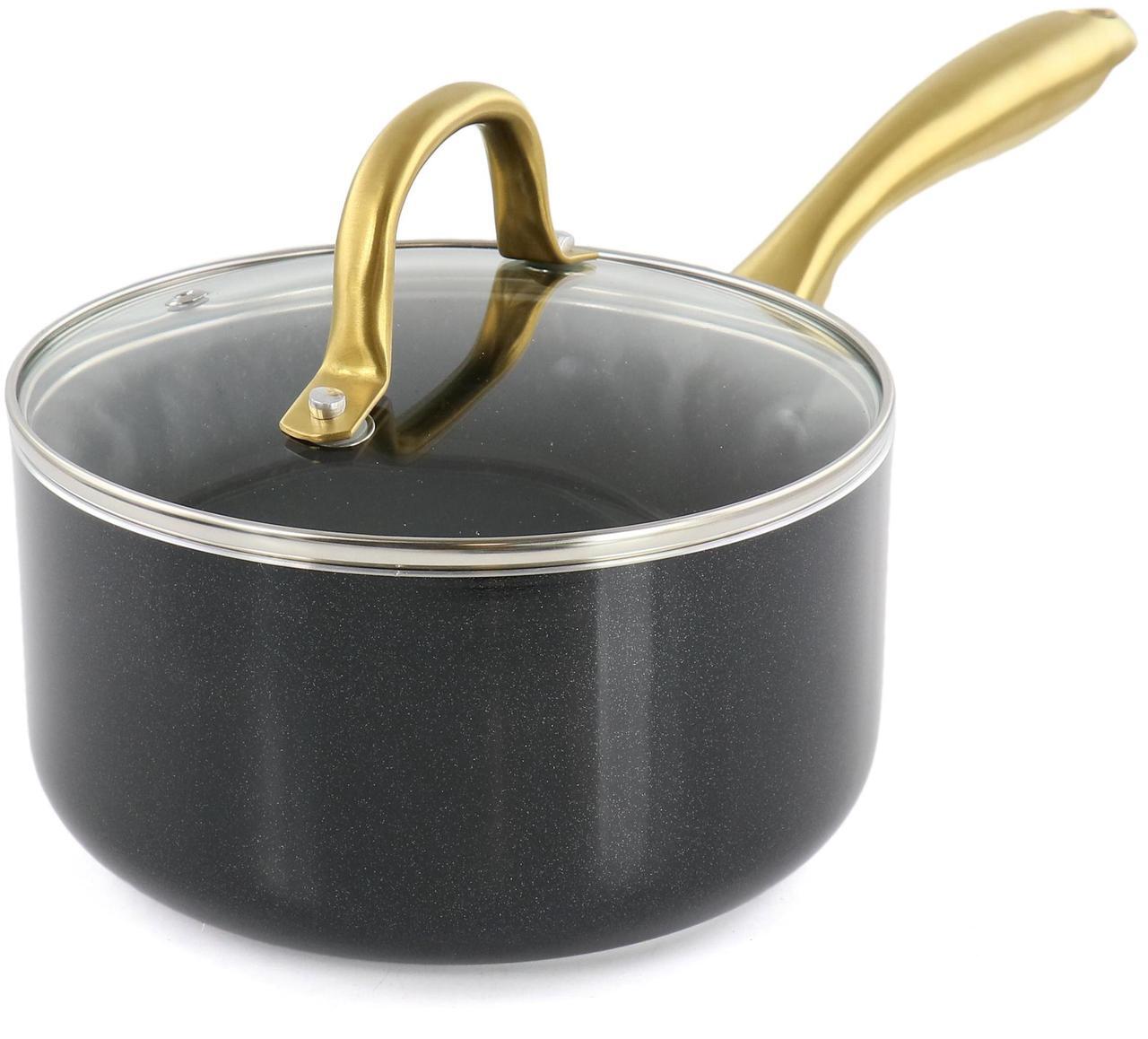Alt view image 3 of 7 - Gibson Home Ellsworth 12 Piece Aluminum Nonstick Cookware Set