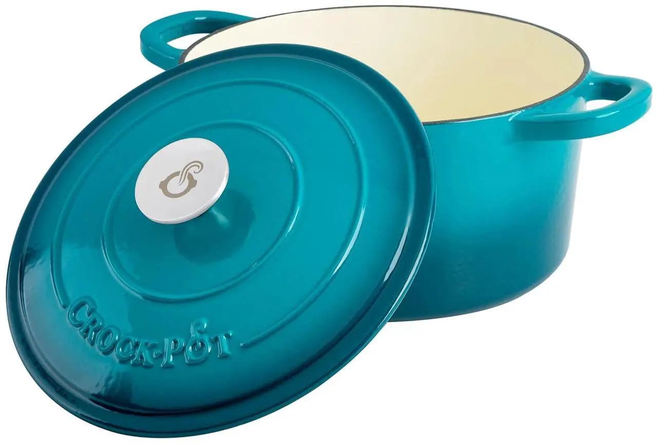 Crock-Pot Artisan Round Cast Iron Dutch Oven - Thumbnail 5