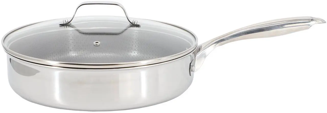 Alt view image 2 of 7 - Babish 13 Inch Cast Iron Everyday Pan with Handles in Black