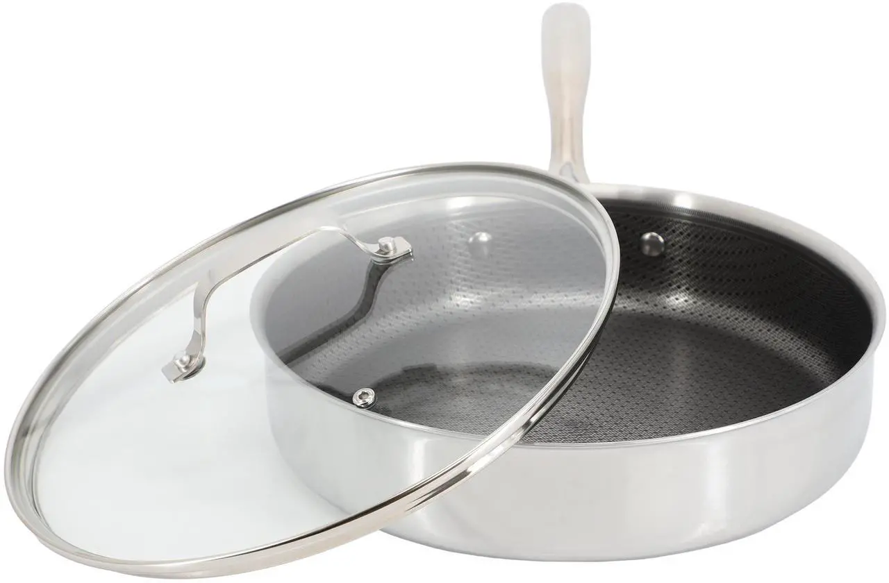 Alt view image 3 of 7 - Babish 13 Inch Cast Iron Everyday Pan with Handles in Black