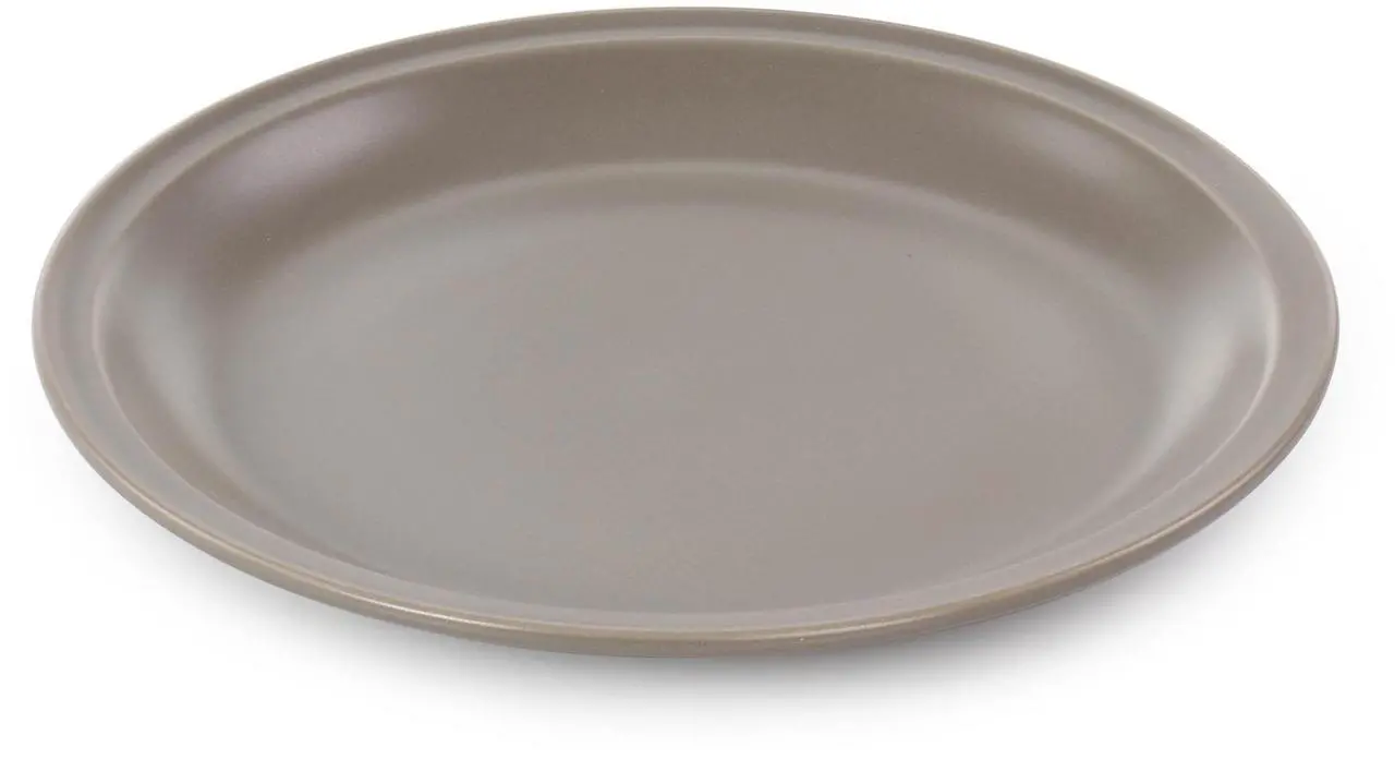 Alt view image 4 of 7 - Gibson Home Siam 12 Piece Round Stoneware Dinnerware Set in Warm Grey