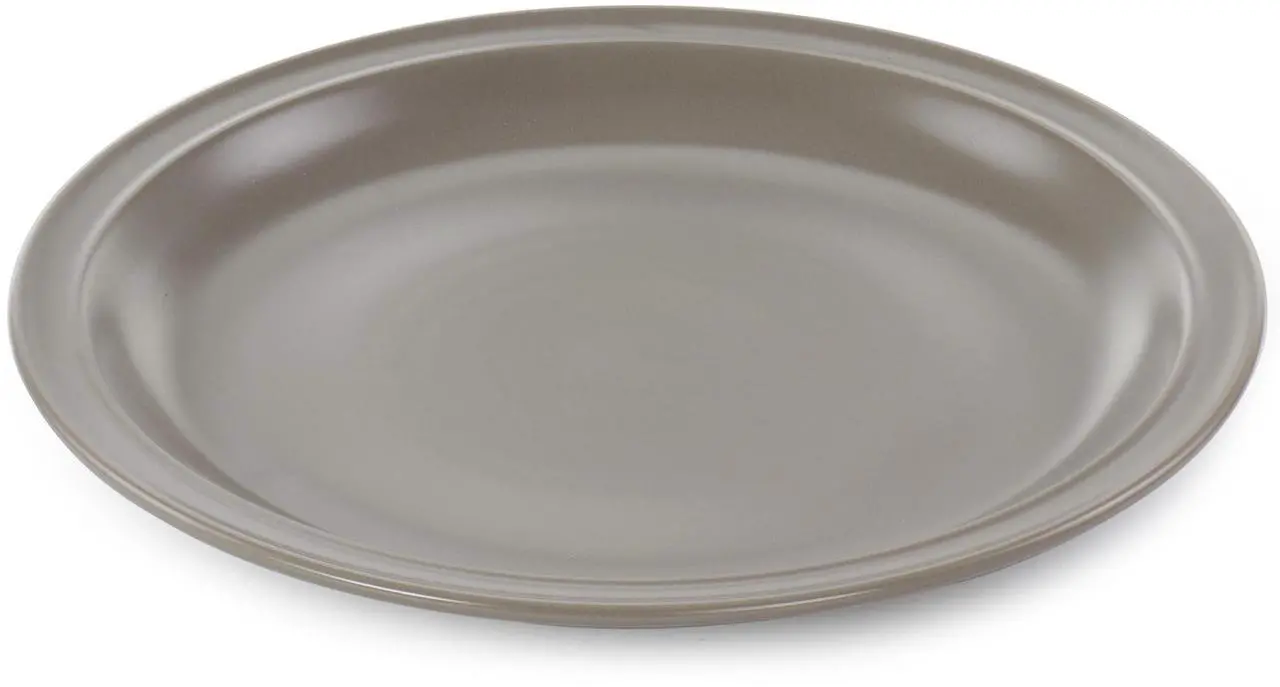 Alt view image 3 of 7 - Gibson Home Siam 12 Piece Round Stoneware Dinnerware Set in Warm Grey