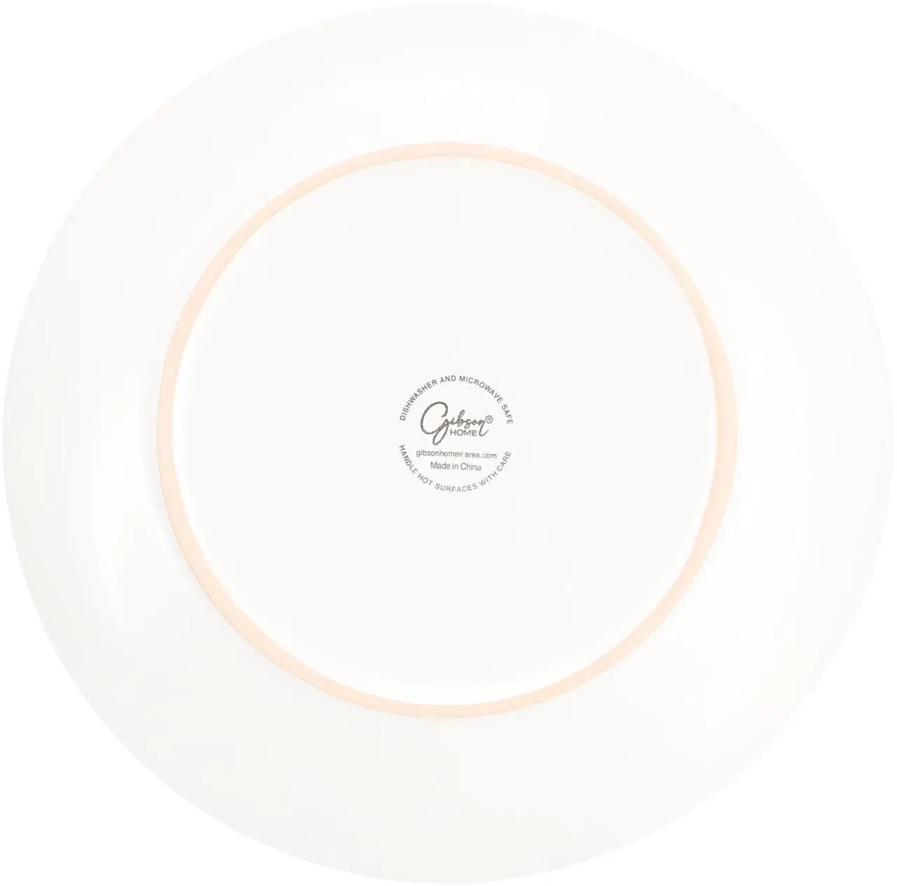 Alt view image 4 of 6 - Gibson Home Everyday Plus 12 Piece Round Stoneware Dinnerware Set in White