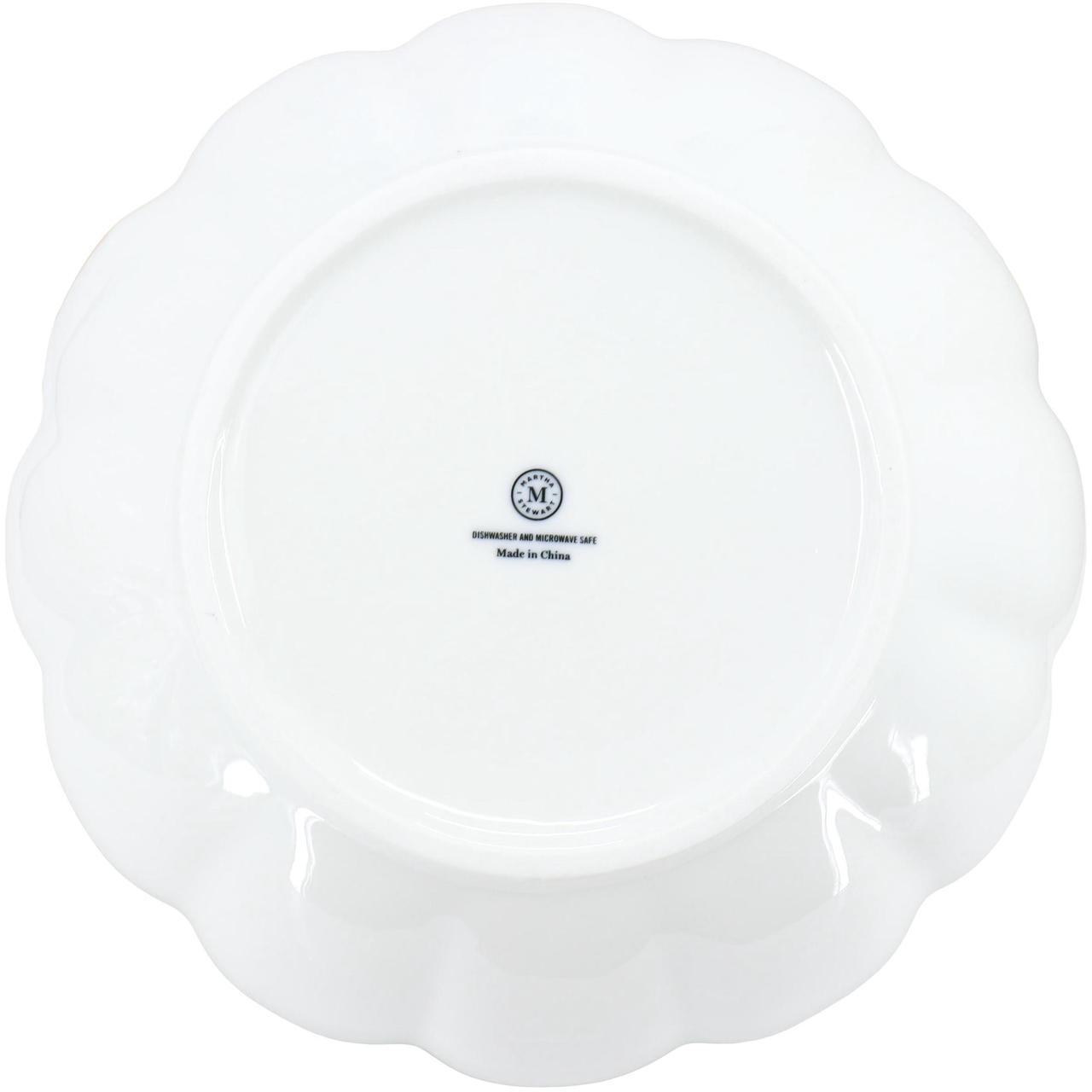 Alt view image 5 of 7 - Martha Stewart 5 Quart Fine Ceramic Pumpkin Soup Tureen With Lid and Ladle in White