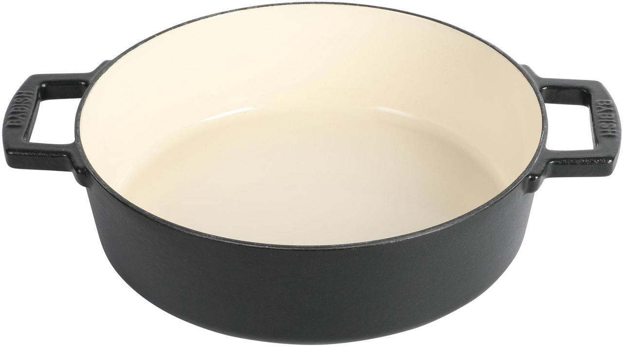 Alt view image 3 of 7 - Babish 3 Quart Round Enameled Cast Iron Braiser Pan with Self-Basting Lid in Black