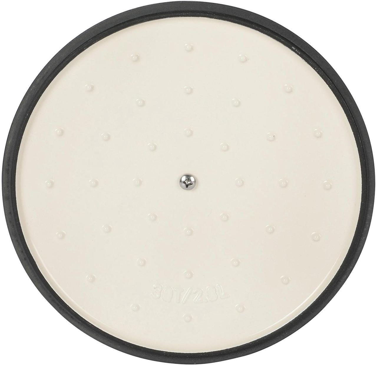Alt view image 5 of 7 - Babish 3 Quart Round Enameled Cast Iron Braiser Pan with Self-Basting Lid in Black