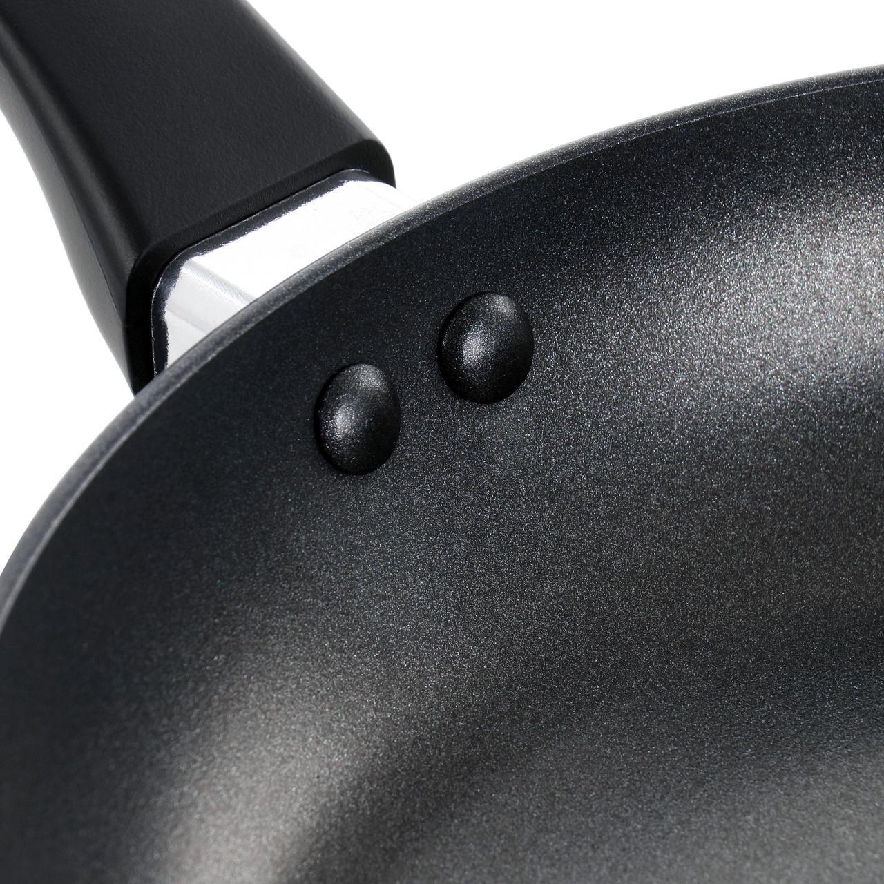 Alt view image 5 of 6 - Martha Stewart Everyday Doylestown 12 Inch Nonstick Aluminum Frying Pan in Black
