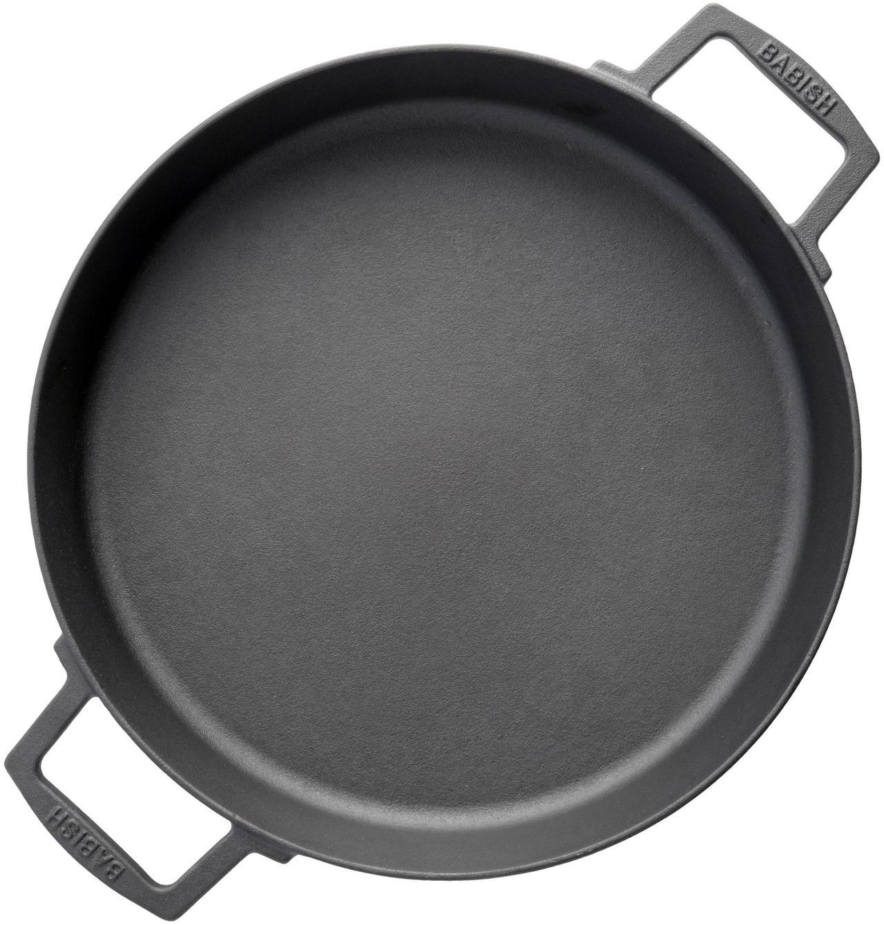 Alt view image 2 of 5 - Babish 13 Inch Pre-Seasoned Cast Iron Everyday Pan in Black